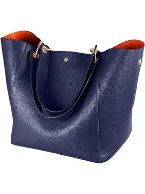 Spacious Women's Work Tote Bag - Stylish Big Bucket Handbag for Everyday Use